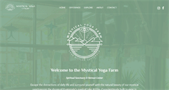 Desktop Screenshot of mysticalyogafarm.com